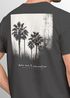 Herren T-Shirt Backprint Sommer-Shirt mit Palmen Rückendruck Vintage Grafik – Kurzarm Baumwollshirt im California Style Fashion Streetstyle Neverless®preview