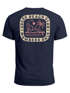 Herren T-Shirt Backprint Sommer Sonne Palmen Meer Printshirt Aufdruck Fashion Streetstyle Neverless®preview