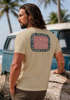 Herren T-Shirt Backprint Sommer Sonne Palmen Meer Printshirt Aufdruck Fashion Streetstyle Neverless®preview