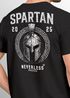 Herren T-Shirt Backprint Sparta Helm Krieger Fitness Training & Streetwear Baumwolle Kurzarm Männer Fashion Neverless®preview