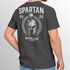 Herren T-Shirt Backprint Sparta Helm Krieger Fitness Training & Streetwear Baumwolle Kurzarm Männer Fashion Neverless®preview