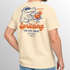 Herren T-Shirt Backprint Spritzing the day away Alligator Retro Design Printshirt Grafikshirt Fashion Streetstyle Neverless®preview