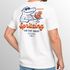 Herren T-Shirt Backprint Spritzing the day away Alligator Retro Design Printshirt Grafikshirt Fashion Streetstyle Neverless®preview
