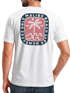Herren T-Shirt Backprint Surfer Style mit Grafik Aufdruck Malibu Beach Sommer Sonne Fashion Neverless®preview