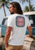 Herren T-Shirt Backprint Surfer Style mit Grafik Aufdruck Malibu Beach Sommer Sonne Fashion Neverless®preview