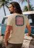 Herren T-Shirt Backprint Surfer Style mit Grafik Aufdruck Malibu Beach Sommer Sonne Fashion Neverless®preview
