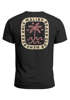 Herren T-Shirt Backprint Surfer Style mit Grafik Aufdruck Malibu Beach Sommer Sonne Fashion Neverless®preview
