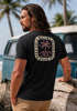 Herren T-Shirt Backprint Surfer Style mit Grafik Aufdruck Malibu Beach Sommer Sonne Fashion Neverless®preview