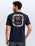 Herren T-Shirt Backprint Surfer Style mit Grafik Aufdruck Malibu Beach Sommer Sonne Fashion Neverless®preview