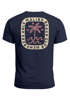 Herren T-Shirt Backprint Surfer Style mit Grafik Aufdruck Malibu Beach Sommer Sonne Fashion Neverless®preview