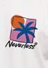 Herren T-Shirt Backprint Surfer Wellen Sunset Grafikprint Neverless Schriftzug Fashion Streetstyle Neverless®preview