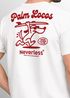 Herren T-Shirt Backprint Surfing Design Aufdruck Palm Locos Schriftzug Sommer Fashion Streetstyle Neverless®preview