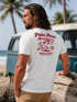 Herren T-Shirt Backprint Surfing Design Aufdruck Palm Locos Schriftzug Sommer Fashion Streetstyle Neverless®preview