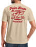 Herren T-Shirt Backprint Surfing Design Aufdruck Palm Locos Schriftzug Sommer Fashion Streetstyle Neverless®preview