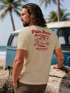Herren T-Shirt Backprint Surfing Design Aufdruck Palm Locos Schriftzug Sommer Fashion Streetstyle Neverless®preview