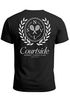 Herren T-Shirt Backprint Tennis Club Aufdruck Grafikshirt Sport Printshirt  Fashion Streetstyle Neverless®preview