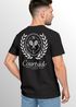 Herren T-Shirt Backprint Tennis Club Aufdruck Grafikshirt Sport Printshirt  Fashion Streetstyle Neverless®preview