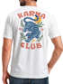 Herren T-Shirt Backprint Tiger Motiv Rückenprint und Brustlogo Sommer Fashion Streetstyle Neverless®preview