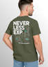Herren T-Shirt Backprint Topografie / Experience Outdoor Natur Fashion Streetstyle Männer Neverless®preview