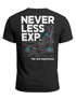 Herren T-Shirt Backprint Topografie / Experience Outdoor Natur Fashion Streetstyle Männer Neverless®preview