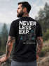 Herren T-Shirt Backprint Topografie / Experience Outdoor Natur Fashion Streetstyle Männer Neverless®preview