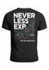 Herren T-Shirt Backprint Topografie / Experience Outdoor Natur Fashion Streetstyle Männer Neverless®preview