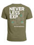 Herren T-Shirt Backprint Topografie / Experience Outdoor Natur Fashion Streetstyle Männer Neverless®preview