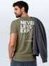 Herren T-Shirt Backprint Topografie / Experience Outdoor Natur Fashion Streetstyle Männer Neverless®preview