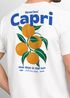 Herren T-Shirt Backprint Vintage Capri Orangen Grafikprint Fashion Streetstyle Neverless®preview