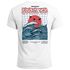 Herren T-Shirt Backprint Wellen Sonne Japan Retro Grafikshirt Fashion Streetstyle Neverless®preview