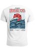 Herren T-Shirt Backprint Wellen Sonne Japan Retro Grafikshirt Fashion Streetstyle Neverless®preview