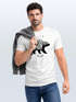 Herren T-Shirt Bär Abenteuer Berge Wald Bear Mountains Adventure Slim Fit Neverless®preview