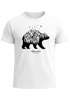 Herren T-Shirt Bär Abenteuer Berge Wald Bear Mountains Adventure Slim Fit Neverless®preview