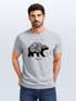 Herren T-Shirt Bär Abenteuer Berge Wald Bear Mountains Adventure Slim Fit Neverless®preview