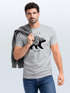 Herren T-Shirt Bär Abenteuer Berge Wald Bear Mountains Adventure Slim Fit Neverless®preview