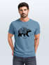 Herren T-Shirt Bär Abenteuer Berge Wald Bear Mountains Adventure Slim Fit Neverless®preview