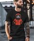 Herren T-Shirt Bär Bear Comic Gartoon Illustration Grafik Printshirt Männer Fashion Streetstyle Neverless®preview