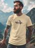 Herren T-Shirt Bär Familie Kanu Outdoor Fashion Streetstyle Neverless®preview