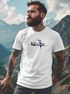 Herren T-Shirt Bär Familie Kanu Outdoor Fashion Streetstyle Neverless®preview