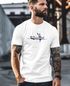 Herren T-Shirt Bär Familie Kanu Outdoor Fashion Streetstyle Neverless®preview