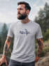 Herren T-Shirt Bär Familie Kanu Outdoor Fashion Streetstyle Neverless®preview
