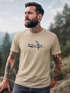Herren T-Shirt Bär Familie Kanu Outdoor Fashion Streetstyle Neverless®preview