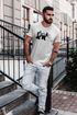 Herren T-Shirt Bär Kunst Grafik Printshirt Tiermotiv Adventure Fashion Streetstyle Neverless®preview