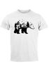 Herren T-Shirt Bär Kunst Grafik Printshirt Tiermotiv Adventure Fashion Streetstyle Neverless®preview