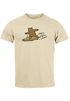 Herren T-Shirt Bär Print Surfer Surfboard Sommer Printshirt Grafikshirt Fashion Streetstyle Neverless®preview