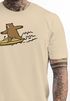 Herren T-Shirt Bär Print Surfer Surfboard Sommer Printshirt Grafikshirt Fashion Streetstyle Neverless®preview