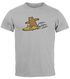Herren T-Shirt Bär Print Surfer Surfboard Sommer Printshirt Grafikshirt Fashion Streetstyle Neverless®preview