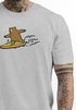 Herren T-Shirt Bär Print Surfer Surfboard Sommer Printshirt Grafikshirt Fashion Streetstyle Neverless®preview