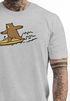 Herren T-Shirt Bär Print Surfer Surfboard Sommer Printshirt Grafikshirt Fashion Streetstyle Neverless®preview