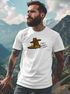 Herren T-Shirt Bär Print Surfer Surfboard Sommer Printshirt Grafikshirt Fashion Streetstyle Neverless®preview